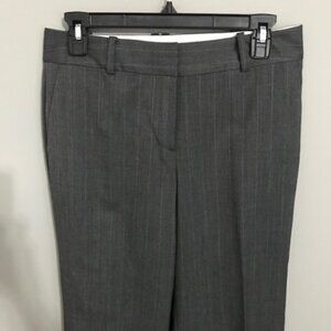 Ann Taylor Gray Pinstripe Pants Size 4